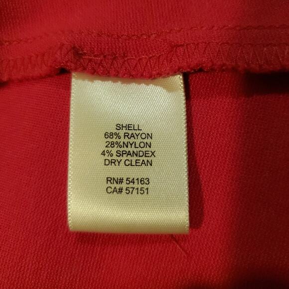 EUC Eliza J Fuchsia Fit and Flare 3/4 Sleeve Stretchy Dress Sz 10 - Picture 6 of 9